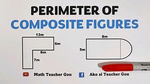 Perimeter of Composite Figure in Geometry #Geometry #TeacherGon #Math | Ako si Teacher Gon
