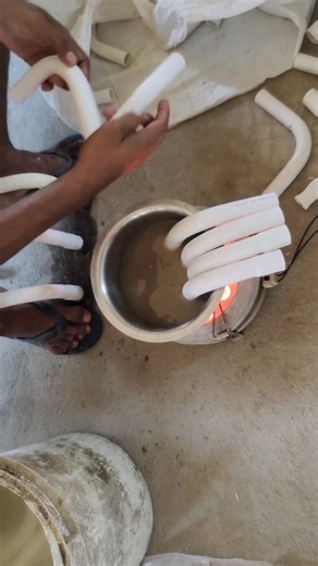 3 comments | Pvc Conduit Pipe Bend Coupling Socketing Process Calcium Chloride #fyp #manufacturing #machine #pvc #explorar #cleaninghacks #kitchengadgets #foodreview #fyp #MaxTheMovie | Mithai Vlogss | Facebook