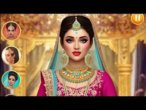 Bride Wedding Dressup & Makeup ll style with wedding dresses , makeup & dressup