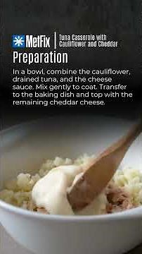 Tuna Casserole with Cauliflower and Cheddar