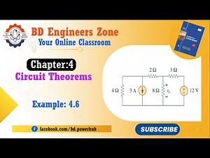 Circuit Theorems (Chapter-04) || Example: 4.6 || Fundamentals of Electric Circuits
