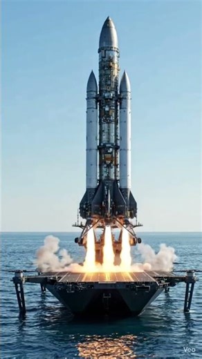 Rocket nails impossible ocean landing #spacex #rocket #engineering