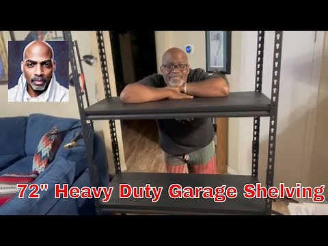 72" Heavy Duty Garage Shelving Review - The Best Adjustable 5-Tier Metal Storage Unit for Any Space!