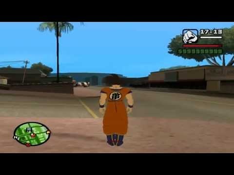 GTA San Andreas : Dragon Ball (Goku) Mod (How to Install+Gameplay)