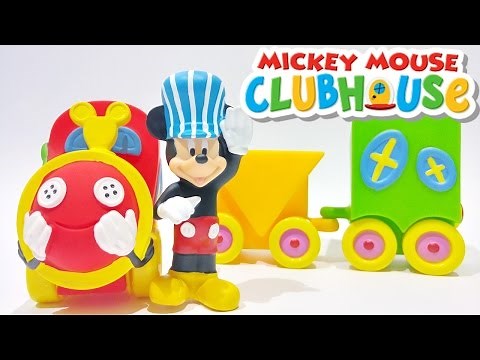 Disney Mickey Mouse Clubhouse Toys Choo Choo Train Playset Video by Disney Junior Toys