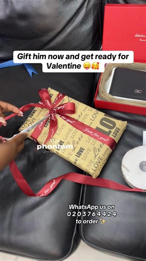 🏷️ 280cedis only 🎁 FREE GIFT PACKAGING; just request 📍 Available for pick up VD; A belt and wallet set in gift box and bag #jewelrystoreghana #mensgifts #beltsformen #giftsforhim #foryouuuuu #phantomjewelry #beltandwalletset #boyfriendgifts #giftsets