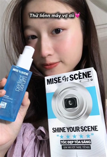 Serum dưỡng tóc dành riêng cho mấy mom tóc dầu nè😍. #MISE_en_SCÈNEVN #perfectserumhydrating #aespa #SHINEYOURSCENE #ammuotnhetenh