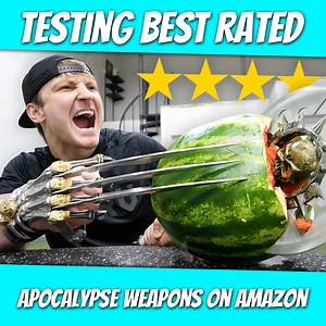 Testing Best Rated Apocalypse Weapons On Amazon | JustDustin