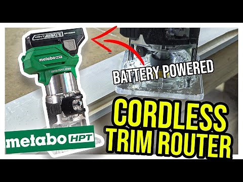 METABO'S CORDLESS Trim Router!