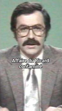 GISCARDPUNK - The Contaminated Ricard Scandal - INA Archive - 1984 #giscardpunk #news
