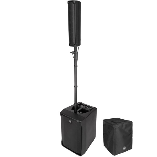 RCF EVOX JMix8 Active Portable PA System and Protective Cover