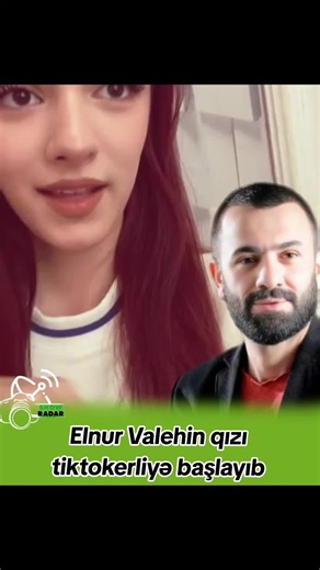 Mərhum müğənni Elnur Valehin qızı Əzizə Əsgərova tiktokerliyə başlayıb.