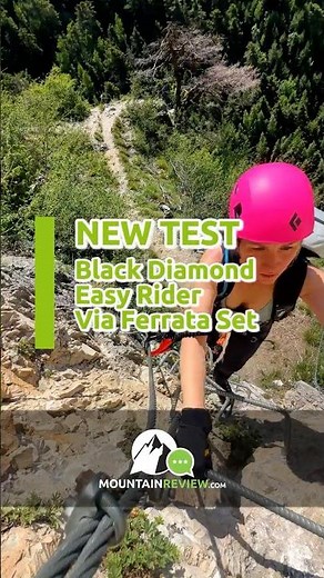 Review of the Black Diamond Easy Rider via ferrata set