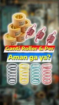 Roller, CVT Spring & Sentri Spring combined with standard automatic motorbike parts
