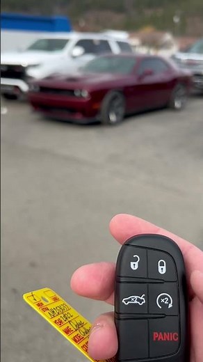 How to use a mopar remote start on 2023 dodge challenger hellcat