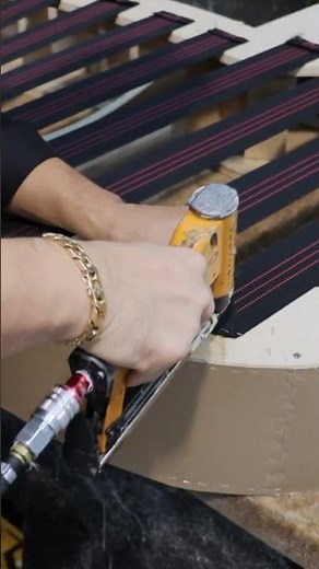 HOW TO APPLY UPHOLSTERY WEBBING FOR A SOFA - ALO UPHOLSTERY