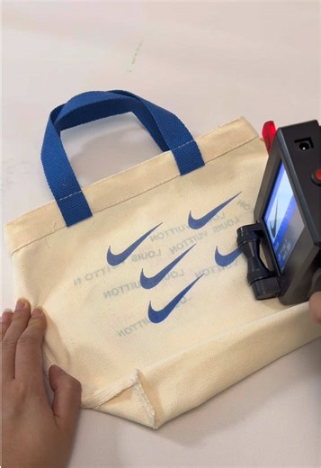 Personalize Your Canvas Tote Bag with a Handheld Printer