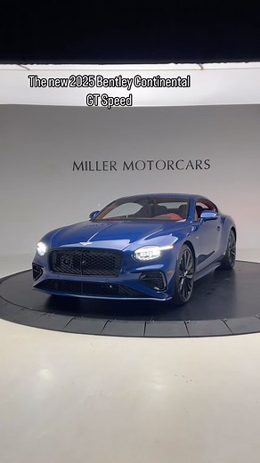 Miller Motorcars on Instagram: "We just received our first Bentley Continental GT Speeds in Greenwich this past weekend. The GT Speed now offers a 771 horsepower twin-turbo V8 with a hybrid system instead of the 650 horsepower W12 engine. While the death of the W12 is not easy to accept, there is no denying that the new hybrid GT Speed is fast. It rockets from 0 to 60 mph in just 3.1 seconds."