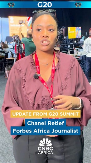 [LIVE COVERAGE] CNBC Africa caught up with Chanel Retief, Multimedia Journalist with Forbes Africa to get an update from the sidelines of the G20 summit being held in Johannesburg, South Africa. The big conversation from the last 24 hours has been, how do we get from initiation to implementation of the key declarations coming out of the summit? Get the full coverage on CNBC Africa #dstv410 | CNBC Africa