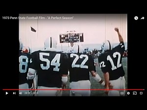 1973 Penn State Football Film - "A Perfect Season"