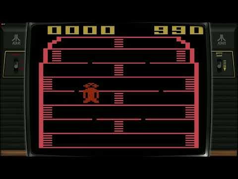 King Kong (1982) Atari 2600 Gameplay | Classic Tigervision Platform Game