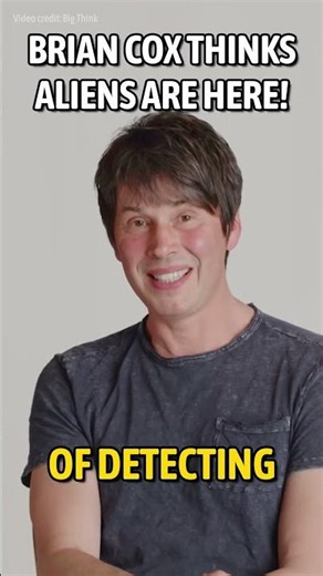 Brian Cox thinks ALEINS ARE HERE? #aliens #briancox #space