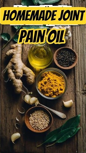 Homemade Joint Pain Oil – Proven Relief in Minutes! #pain #remedies