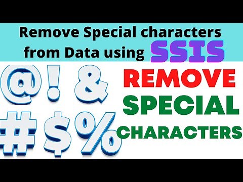 113 Removing special characters from data in SSIS