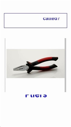 Learn 7 Common Tool Names in English 🛠️ | Hammer, Screwdriver, Pliers & More #shorts
