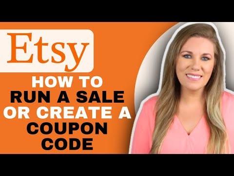 How To Run A SALE or COUPON on ETSY | Step-by-step Etsy Tutorial