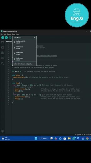Servo Motor With arduino Code #servo #arduino #tech #education