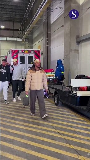 Ravens arrive at Paycor Stadium in Cincinnati