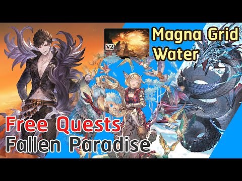 [GBF] Belial ベリアル Solo Quest Fallen Paradise Showcase with Water Magna マグナ (Lumberjack Ver.)