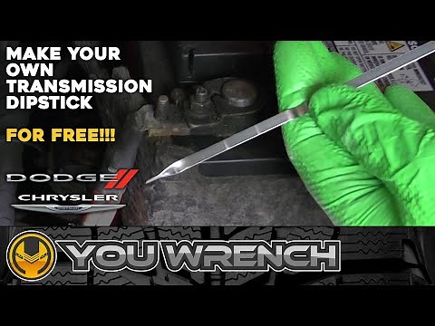 MAKE YOUR OWN DIY Transmission Fluid Dipstick FOR FREE!! (Dodge Chrysler)