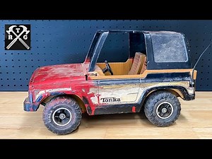 Tonka Truck RC Conversion - Turning a Rusty Tonka Into an RC Rock Crawler