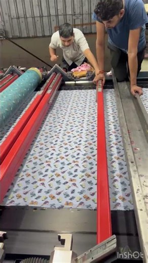 Rotary screen printing #rotarymachine #printing #printindustry #printingmachine #rotarymachine