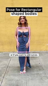 Pose for rectangular shaped bodies #posingforthecamera #posing #posingtips | biabeible