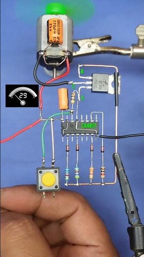 DIY PWM Motor Speed Controller using TIP41C 🔥