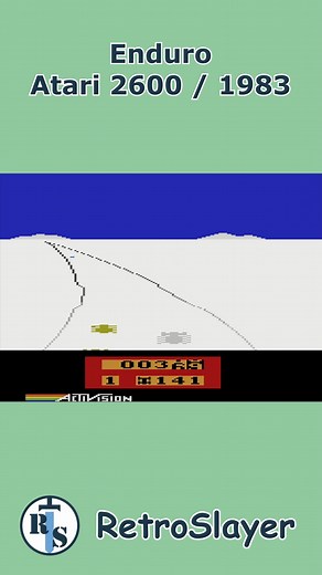 1M views · 24K reactions | Race through changing seasons in Enduro for the Atari 2600! Pass cars, brave the weather, and push your skills to the limit. #Enduro #Atari2600 #RetroGaming | Retro Slayer | Facebook