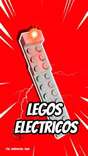 Estos LEGOS conducen ELECTRICIDAD