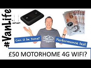£50 Motorhome 4G Wifi with external antenna - RV, Camper, Van, Caravan - working on the road