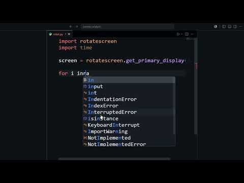 python screen Rotation prank