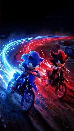 Sonic or Shadow? Who Is the Best Motocross Rider? Amy Decides! #sonic #shadow