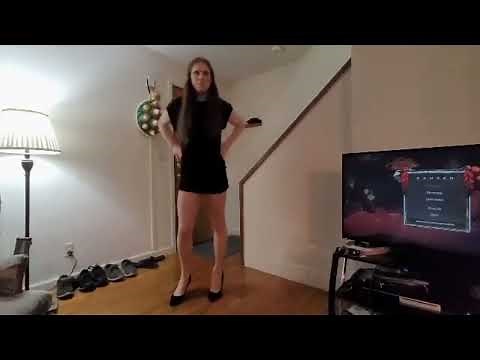 Running late for a wedding / Crossdressing transformation