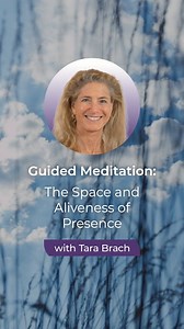 3.8K views · 43 reactions | ✨ The Space and Aliveness of Presence with Tara Brach ✨ Experience the power of presence with a guided body scan that relaxes, awakens, and deepens your awareness. ✨ As you tune into the flow of sounds, sensations, and feelings, you’ll discover the wholeness of your natural being—open, awake, and at peace. Listen to the full meditation on YouTube: https://tbrach.com/Aliveness | Tara Brach | Facebook