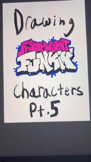 Drawing FnF characters part 5: Shaggy #art #artist #artwork #fnf #fridaynightfunkinmod #drawing #fyp