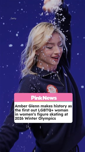 Amber Glenn has made history by becoming the first out LGBTQ woman to compete in women's figure skating. The 26-year-old figure skater, who identifies as bisexual and pansexual, will compete at the 2026 Winter Olympics in Italy. Speaking about being the first time she skated after coming out, Glenn said: "I remember skating my first competition after coming out and seeing pride flags in the audience." She continued: "People were cheering louder than ever. I almost started crying before I even sk
