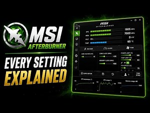 MSI Afterburner Complete Guide | Every Setting Explained