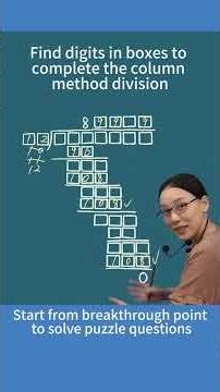 Start from breakthrough point to solve puzzle questions