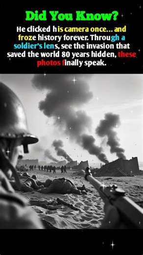 What They Saw on June 6, 1944 Through a Soldier’s Eyes #history #ww2 #military